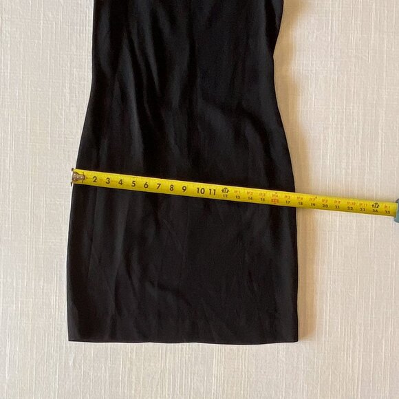 Vintage 1990s/2000s Armani Exchange Little Black Shift Dress - Size XS - Picture 7 of 8